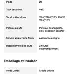 COUVEUSES :  INCUBATEUR DE 256 OEUFS